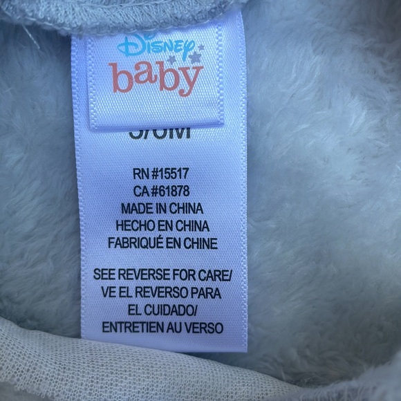 Mickey Mouse Plush Footie Sleeper Onesie Pajama Size 3/6 Months - Picture 5 of 12